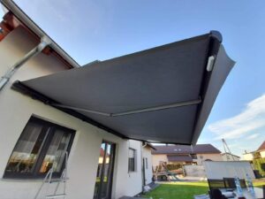 Markizy na tarasie zamontowane w Gliwicach