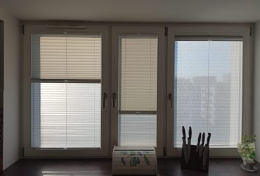 Plisa okienna w kuchni